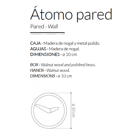 Orologio da parete Atomo