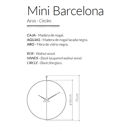 Orologio da parete Mini Barcelona