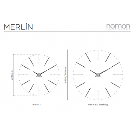 Orologio da parete Merlin