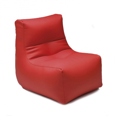 Padded armchair in eco-leather - Morfino