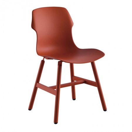 Stereo Metal chair in polypropylene