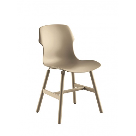 Metal chair in polypropylene - Stereo Metal