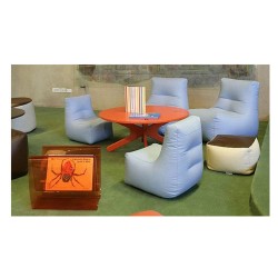 Ecoleather Kid lounge chair - Morfino