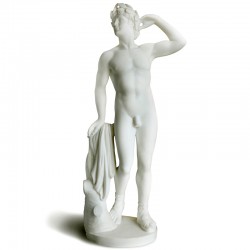Carrara Marble Statue - Apollo Crowing Himself