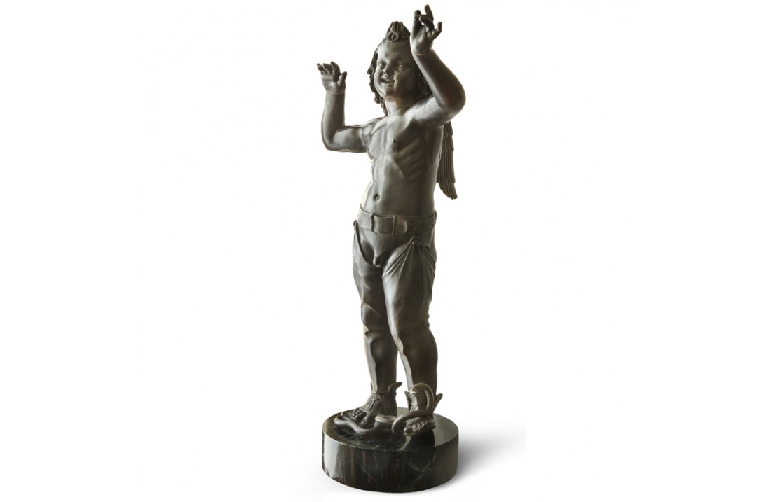 Attis bronze sculpture