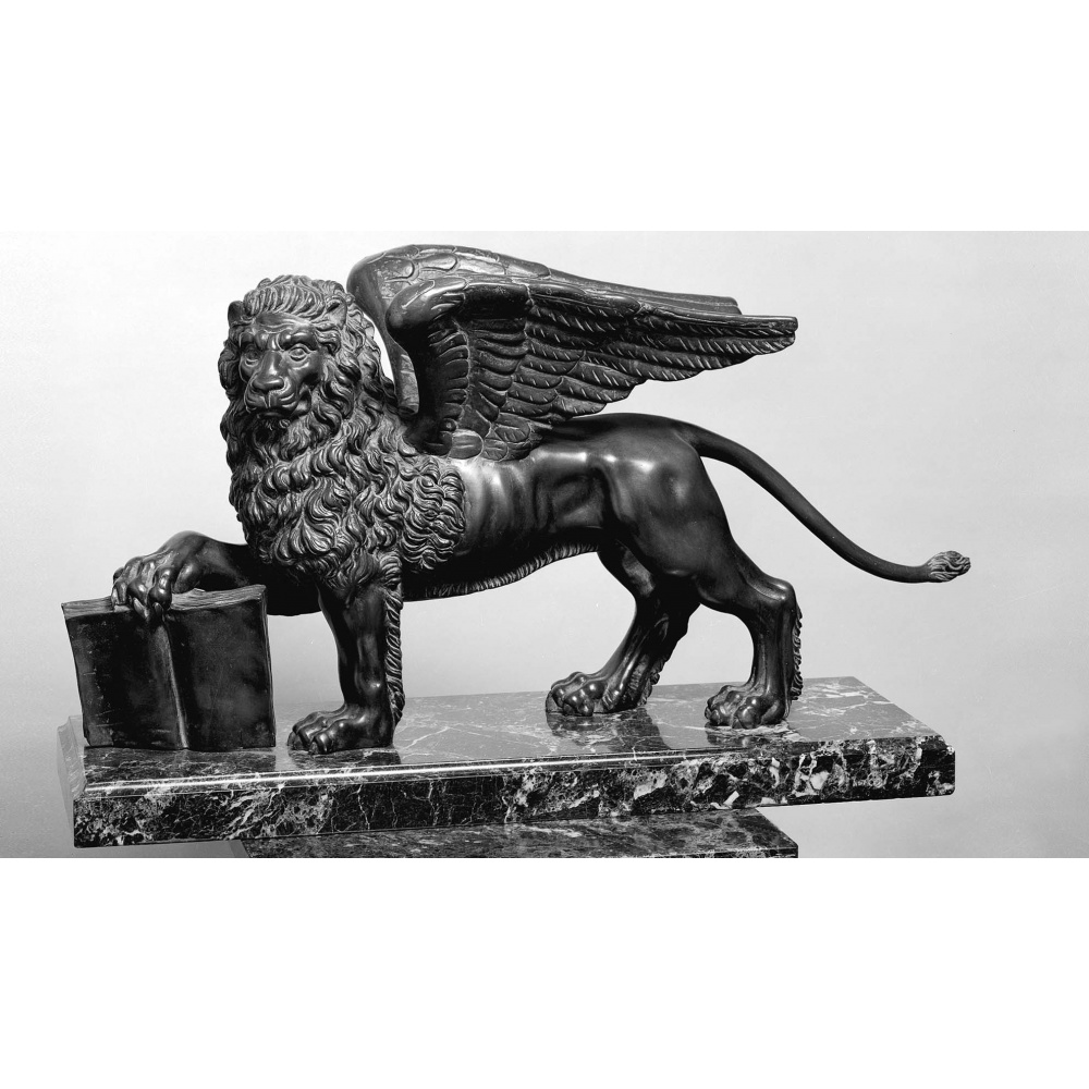 Statua in bronzo - Leone San Marco