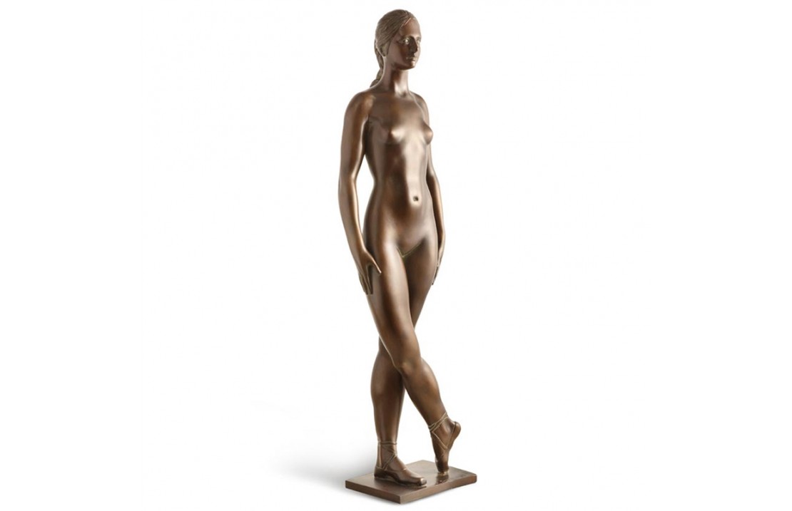 Ballerina bronze sculpture