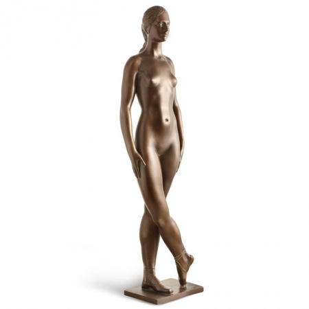 Ballerina bronze sculpture