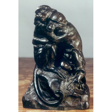 Statua in bronzo - Scimmie