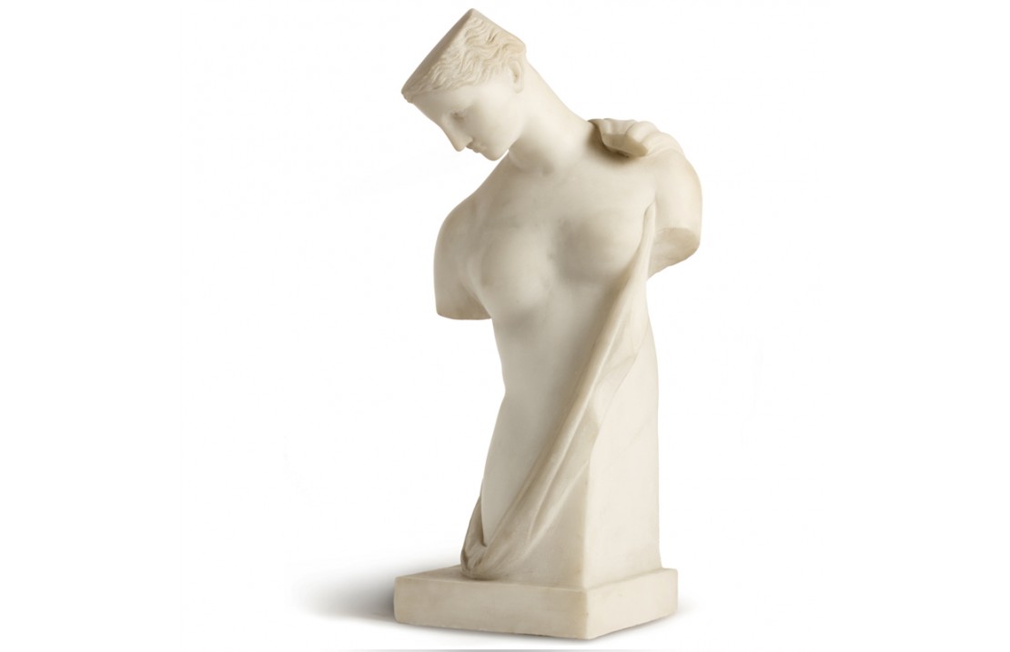 Bust of Psyche marble sculpture