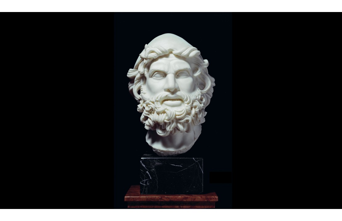 Statua in marmo - Testa di Ulisse
