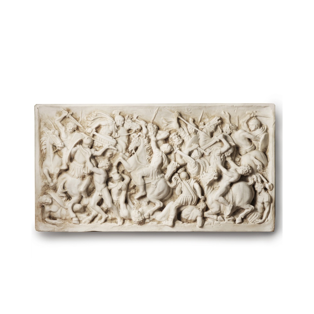 Marble Bas-relief of a Battle