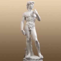 Statua in marmo bianco - David