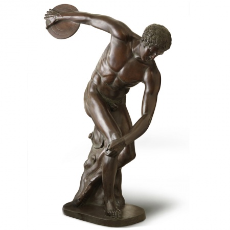 Discus Thrower bronze statue
