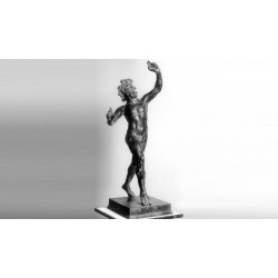 Dancing Faun Bronze Statue