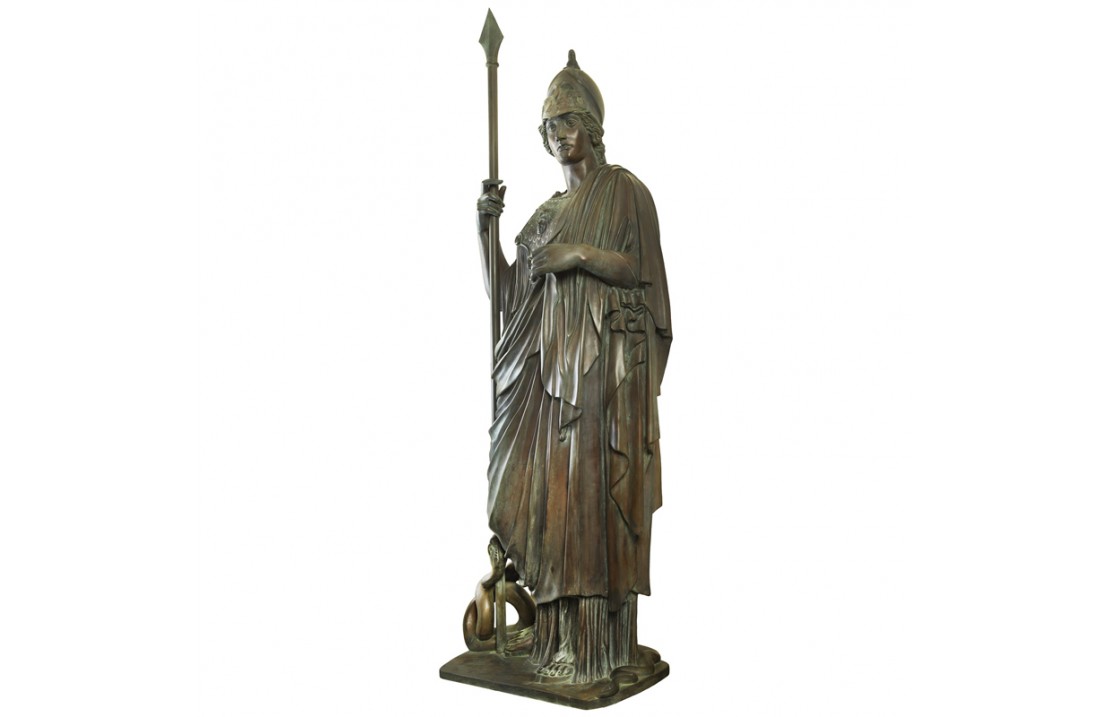 Statua in bronzo Minerva