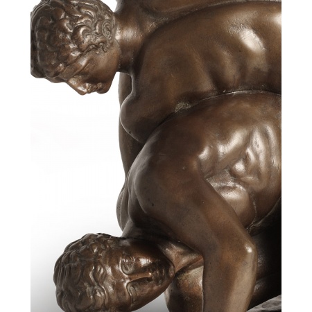 Statua in bronzo Lotta Greco Romana