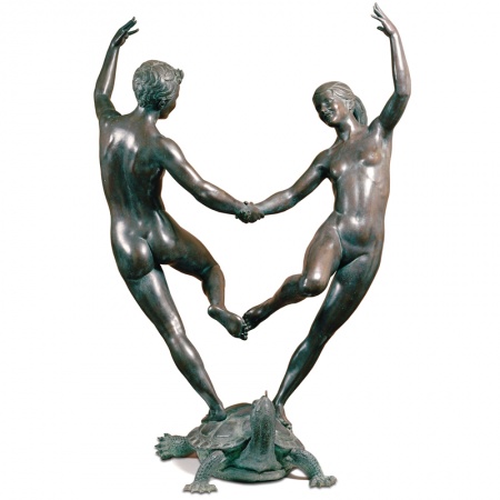 Adolescence bronze sculpture