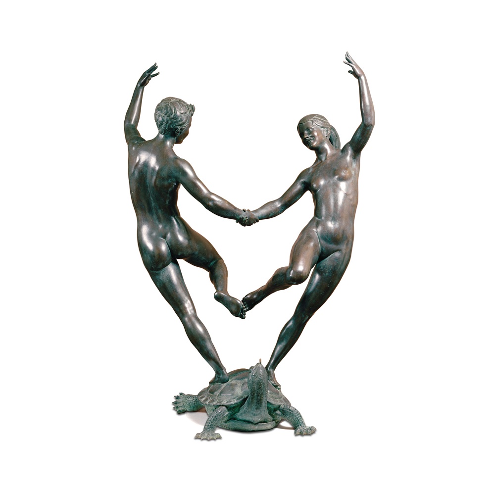 Adolescence bronze sculpture