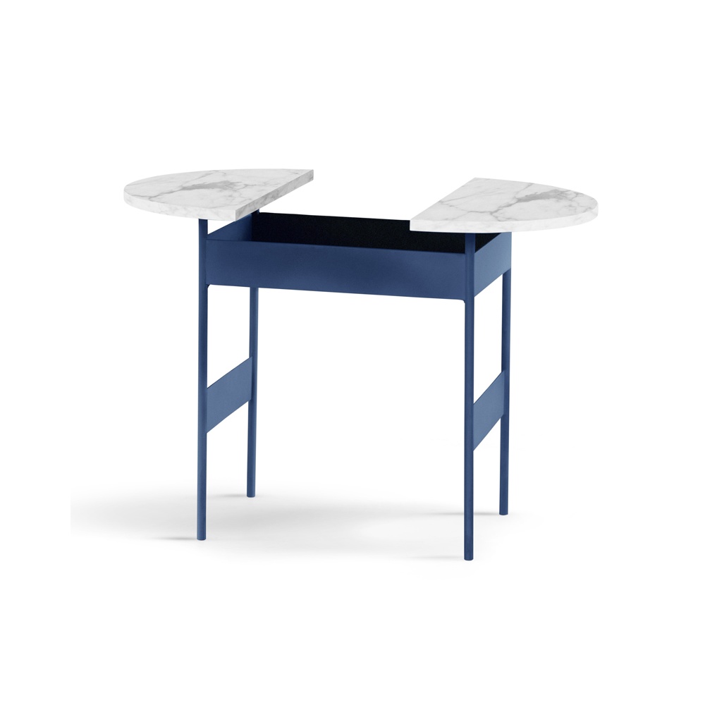 Halfie side table with MDF or Ceramic top