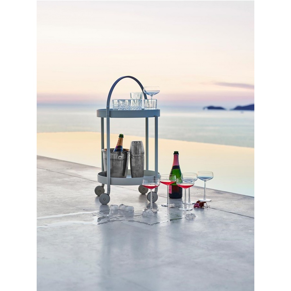 Outdoor Food Trolley in Aluminium - Roll