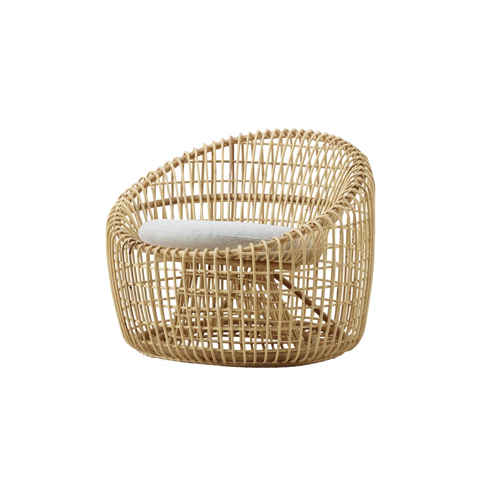 Handmade rattan armchair - Nest