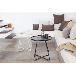 Outdoor coffee table in aluminium - On the move L
