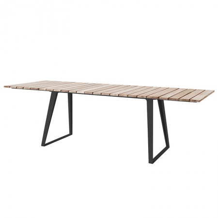 Extendable table with teak top - Copenhagen