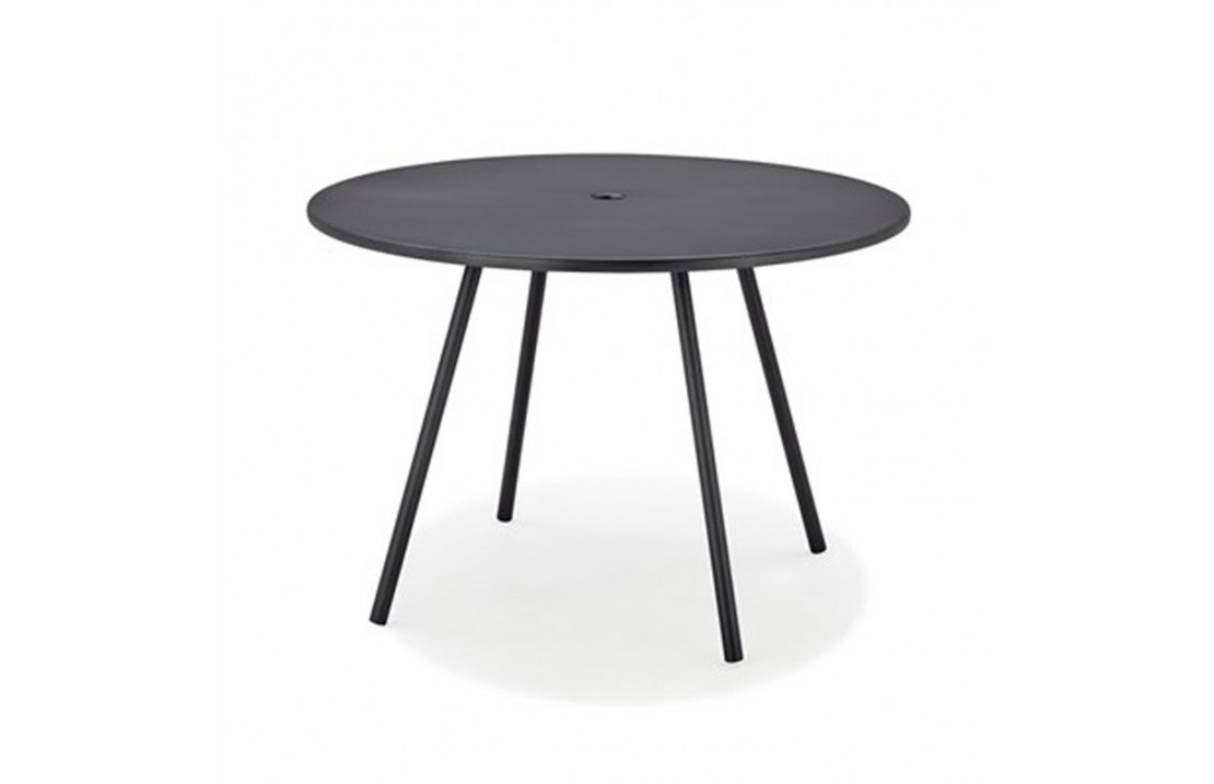Outdoor round table in aluminium - Area