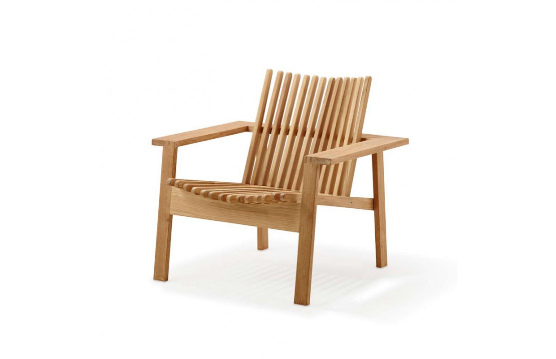 Sedia impilabile in legno teak - Amaze