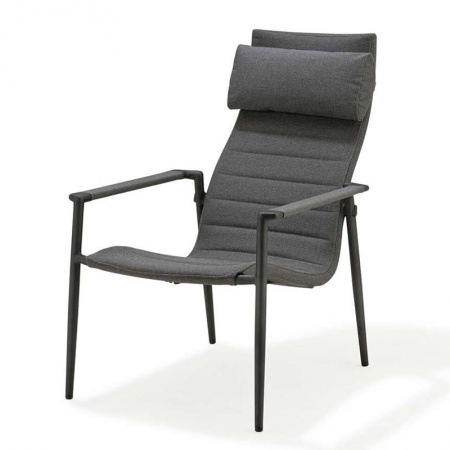 Stackable armchair with high back for outdoor - Core