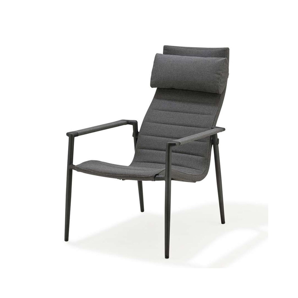 Stackable armchair with high back for outdoor - Core