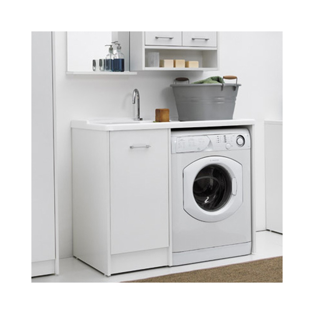 Cabinet washtub with washing machine compartment - Domestica