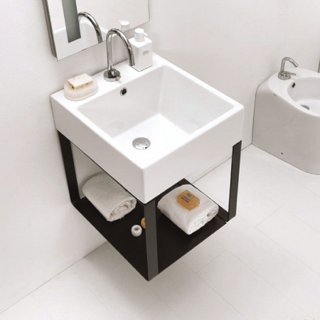 Mobile Bagno con lavabo in ceramica sospeso - Volant