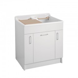 Cabinet washtub with laundry basket - Twist