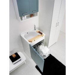 Cabinet washtub with washing system - Active wash