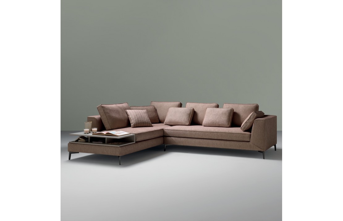 Corner Sofa with Side Table - Sugar N°2