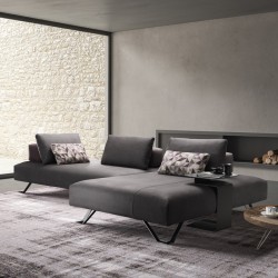 Padded sofa with side table - Jest Fancy