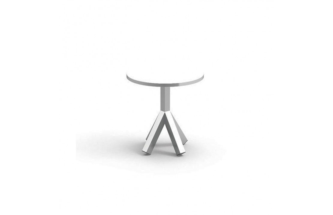 Outdoor coffee table in aluminium - Circle