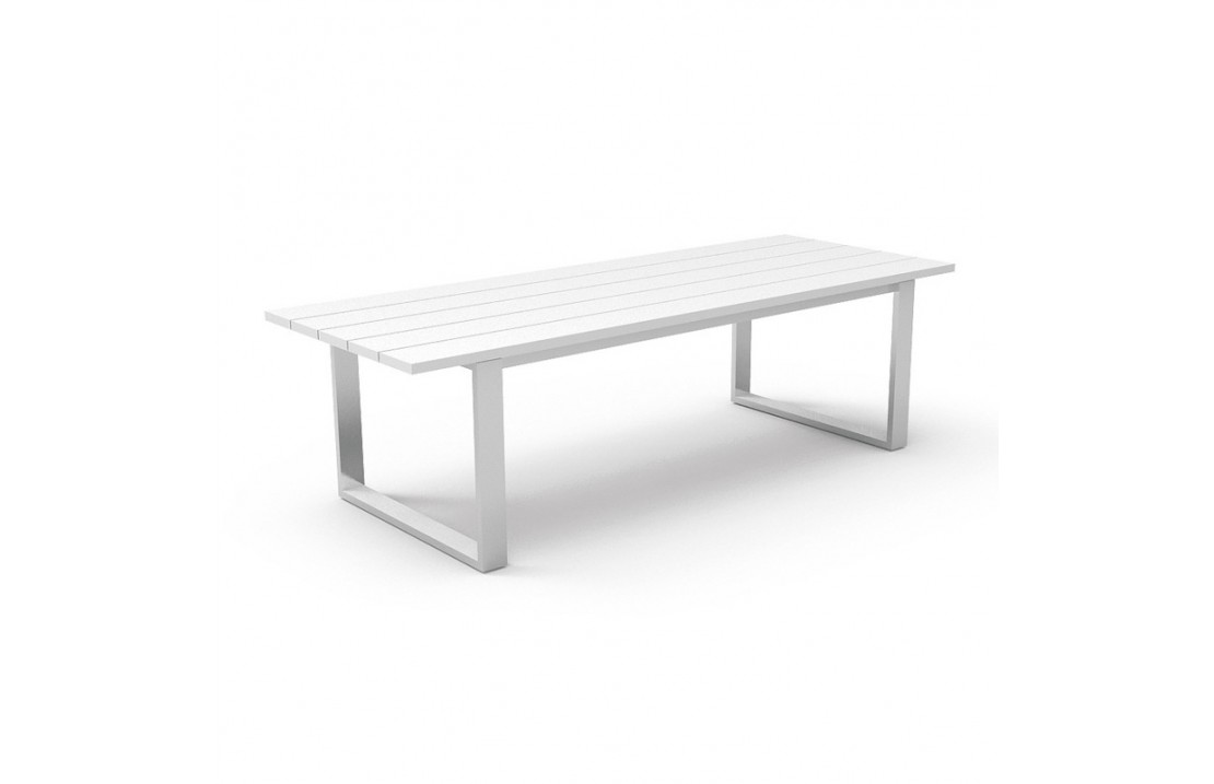 Outdoor dining table in aluminium - Essence