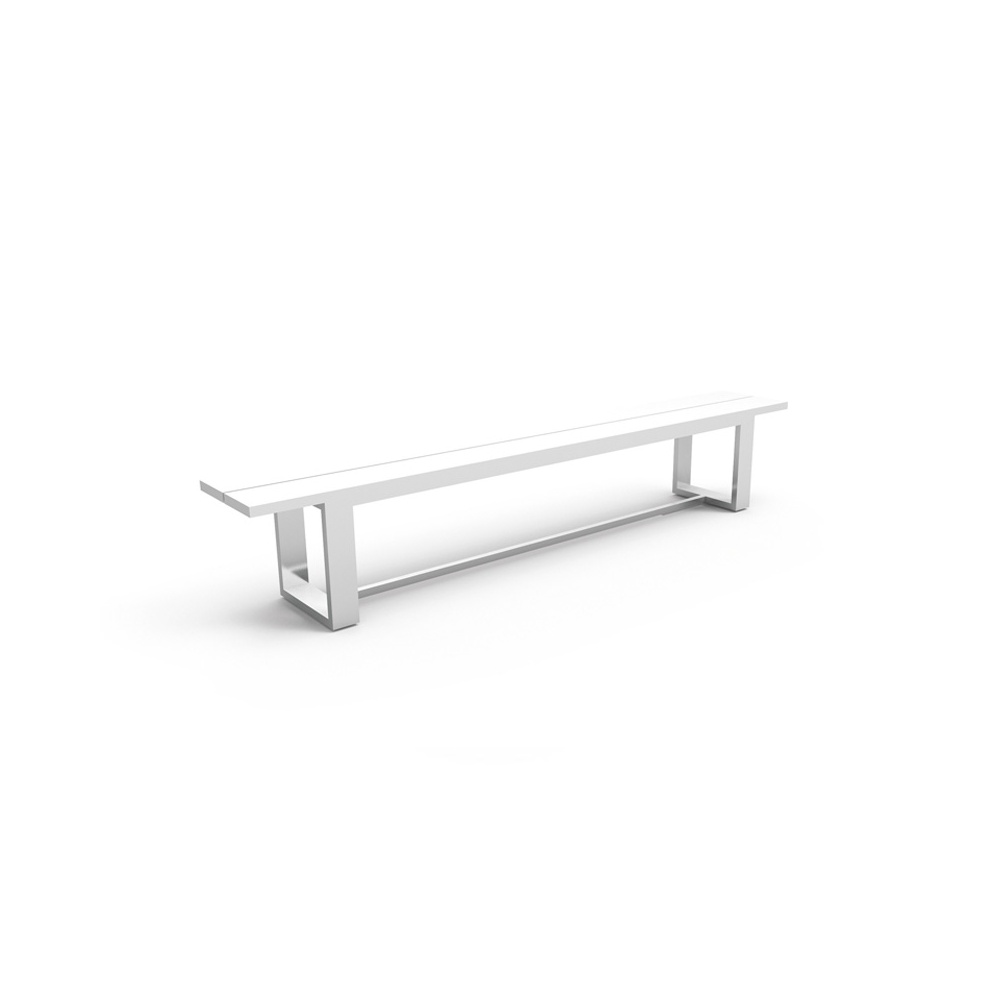 Outdoor bench in aluminium - Essence