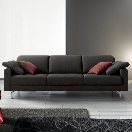 Padded sofa with reclining headrest - Light