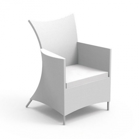 Luxury outdoor chair in fabric - Touch