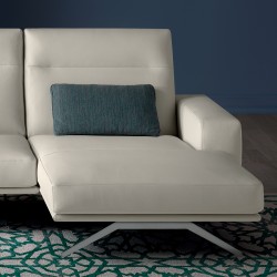 Sofa with adjustable headrest - Posh Line