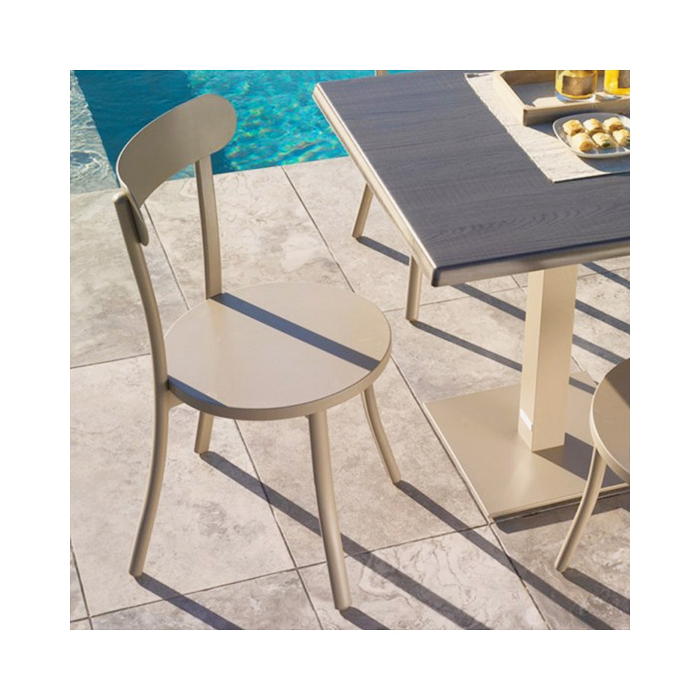 Outdoor chair in aluminium - Bistrò