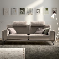 Living Bright padded sofa
