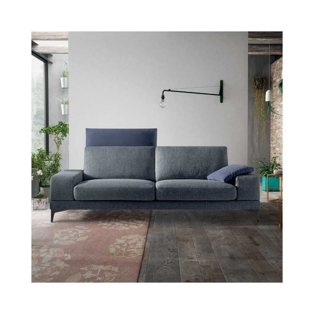 Padded sofa with adjustable backrest - Upper Tidy 02