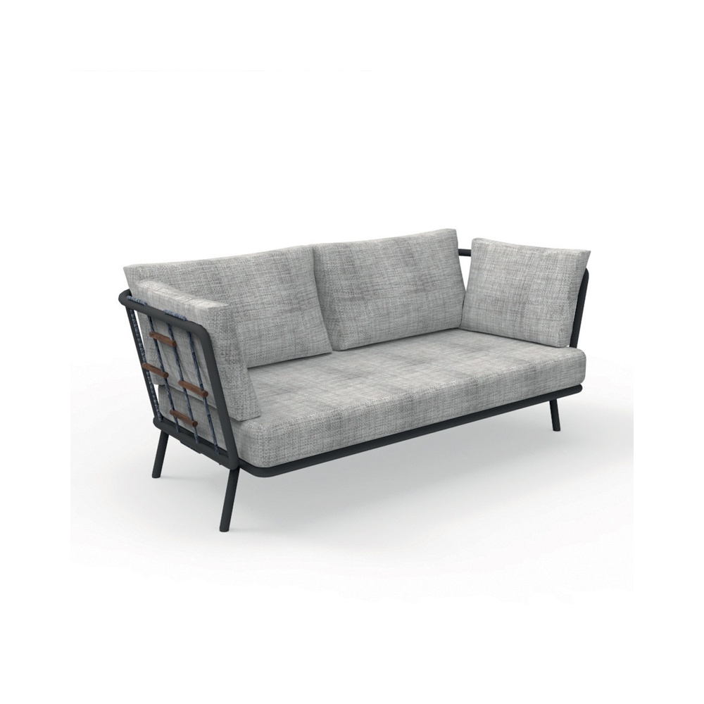 Outdoor sofa 2 or 3 seater with fabric ropes - Soho