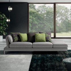 Modular Sofa with Pouf - Upper Twist N°3