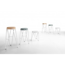 Stool in 3 different sizes H.45/65/75 cm - Apelle